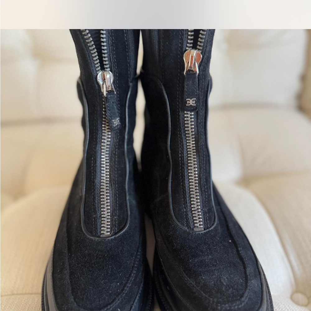 Sam Edelman Black Combat & Moto Boots